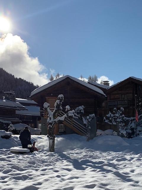 Hotel de la Poste Verbier Buitenkant foto